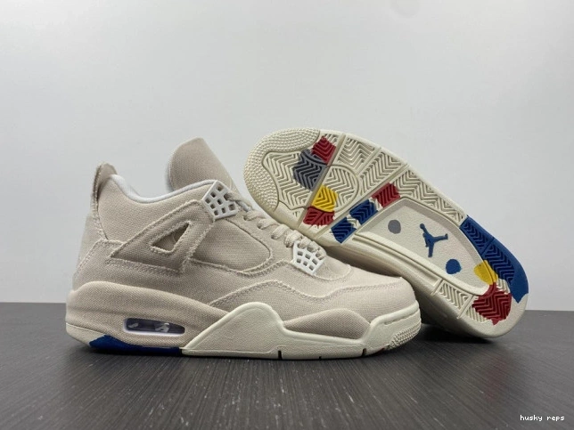 Rep Husky Canvas 4 DQ4909-100 Retro Jordan (W) Blank 0805